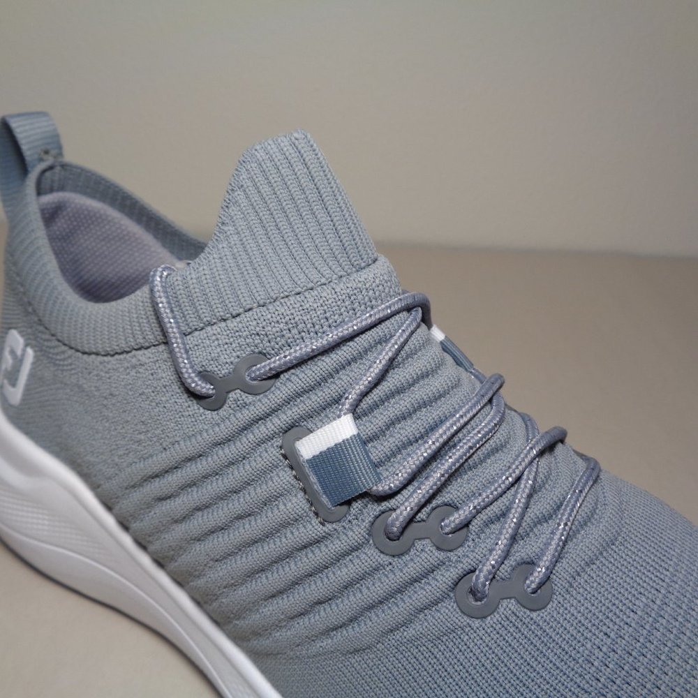 FootJoy Size 8.5 M FLEX XP Grey Waterproof Sneakers New Women's Golf Shoes - Picture 5 of 16